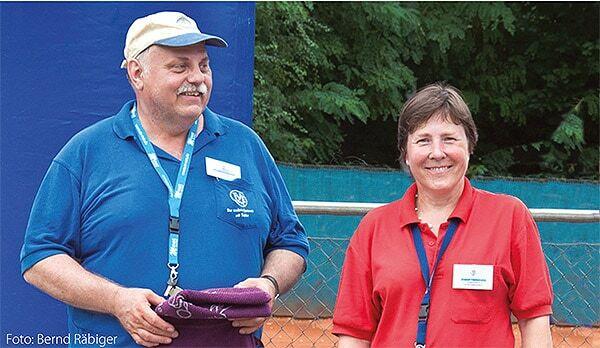 Foto: Ehemaliger Chef Heinz Rüger und seine Nachfolgerin Ulrike Rabenstein