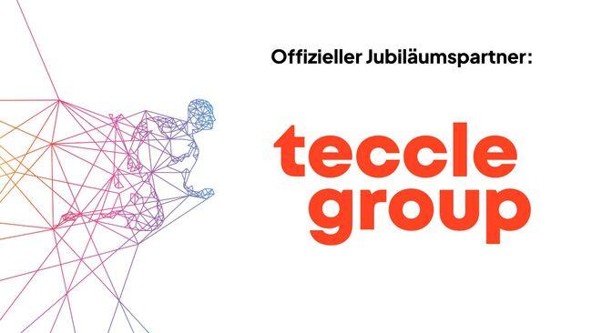 Logo der teccle group Logo des Jubiläumspartner teccle group