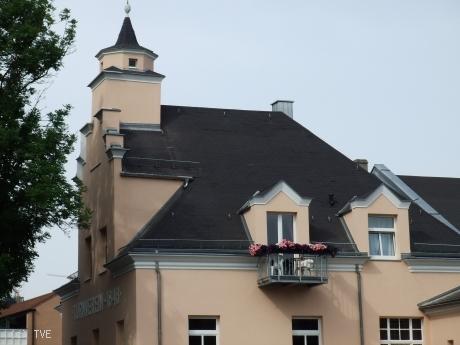 Jahnhalle Außenansicht der Jahnhalle auf der Südseite.